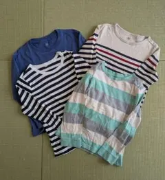 まとめ売り　長袖カットソー4点セット　キッズ120