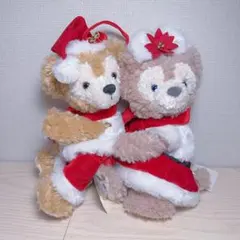 ディズニー ダッフィー シェリーメイ クリスマス ぬいぐるみポーチ