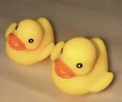 【新品】アヒル お風呂用おもちゃ 2個セット