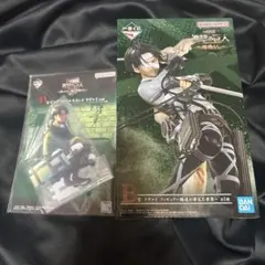 進撃の巨人 一番くじ B賞 リヴァイ フィギュア D賞 ビッグアクリルスタンド