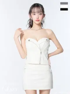 ROBE de FLEURS Glossy セットアップ　白