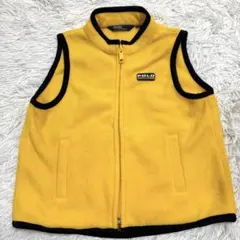 POLO RALPH LAUREN キッズ110フリースベスト　イエロー