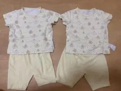 ユニクロ 半袖パジャマ すみっコぐらし 80cm 2点 双子