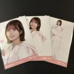 乃木坂46 生写真　桜カラーコーデ　3種コンプ　中西アルノのサムネイル