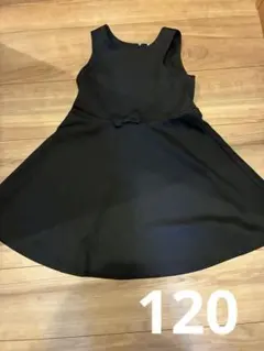 ノースリーブワンピース 黒 120