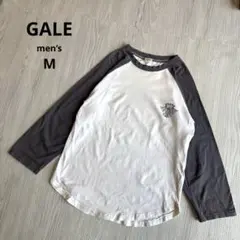GALE ゲール ラグラン Tシャツ ロンT ファイヤー ストリート M 古着