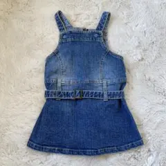 e.a.B. エーアーベー　デニムジャンパースカート80