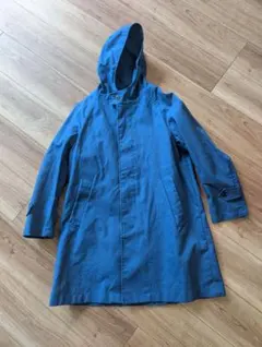 ORCIVAL フード付きトレンチコート 青