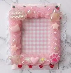 猫 天使 星 ピンク 量産型 地雷系 平成女児 ホイップデコ トレカケース