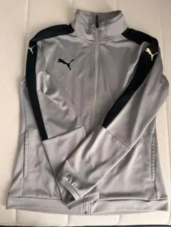 PUMA ジップアップジャケット グレー/ブラック