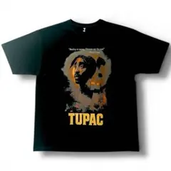 TUPAC ラップT ヒップホップ Tシャツ Lサイズ