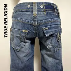 TRUE RELIGION ELLA BIG T USA製 フレア Y2Kのサムネイル