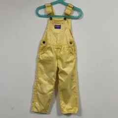 oshkosh 4t 黄色　オーバーオール　vintage usa