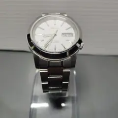 SEIKO セイコー5 SS　自動巻き腕時計 シルバー ステンレス　良品