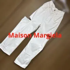 Maison Margiela カットオフ ダメージ　デニムパンツ　ホワイトのサムネイル