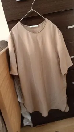 ベイジ　Tシャツブラウス　ベージュ　　6(Lサイズ)のサムネイル