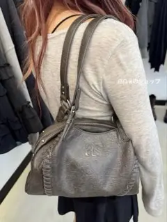 ason アズオン ショルダーバッグ アッシュブラウン 新品 - メルカリ