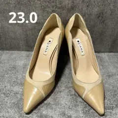 DIANA マーブル柄バックルパンプス ベージュ 24cm○美品○ - メルカリ