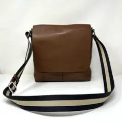 【良品】 COACH コーチ レザー ショルダーバッグ メンズw2