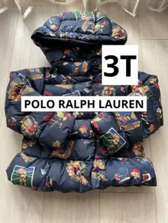 【美品】POLO RALPH LAUREN ポロベア ダウンコート キッズ 3T