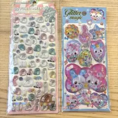 53 ボンボンドロップシール　ぷくぷく3D オバケーヌ　ウォーターシール