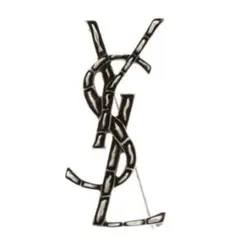 n*r様 【早い者勝ち】YSL シルバーロゴブローチのサムネイル