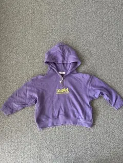 x-girl stagesパープル パーカー100cm
