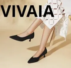 VIVAIA [Scarlett] ポインテッドトゥ キトゥンヒール パンプス