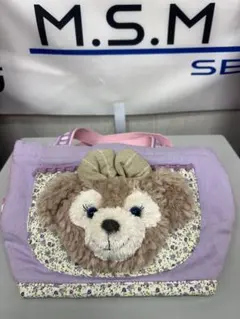 ShellieMay クマの顔バッグ 紫色