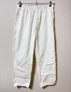 WEGOメンズ イージーパンツ ホワイト チノ　ズボン