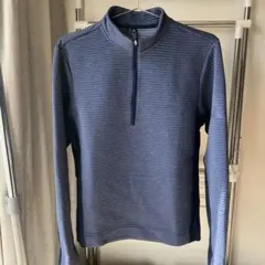 adidas ネイビー ジップアップシャツ Ｓサイズ ゴルフ