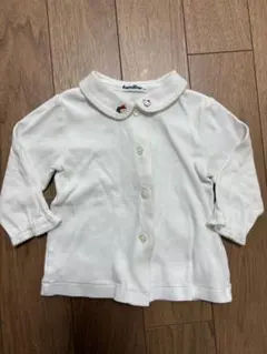 familiar ブラウス　ホワイト　80サイズ