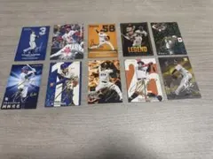 プロ野球 サイン入りトレーディングカードセット