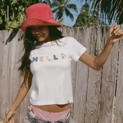 ALEXIASTAM HELLO Tee キティ　ホワイト　Mのサムネイル