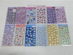 サンリオ　ボンボンドロップシール　うるちゅる　樹脂もり　ぷくっとシール　ダイソー