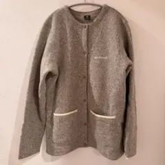 mont-bell モンベル クリマプラス ニットカーディガン M アイボリー