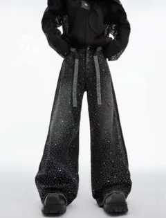 ラインストーンデニム　Birth Of Royal Child似