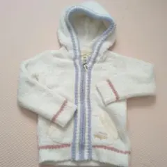 美品　ジェラートピケ　ベビー　ベビモコ　パーカー　女の子　90〜100