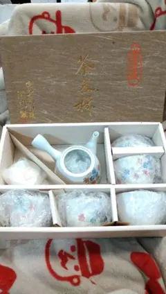 未使用　深川製磁　茶器　湯呑　急須