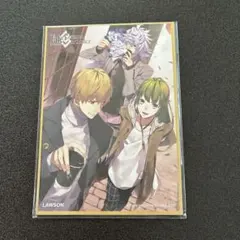 Fate ギルガメッシュ エルキドゥ マーリン ローソンコラボ ミニ色紙