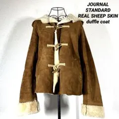 ジャーナルスタンダード　リアルムートン　シープスキン　ショートダッフル　フリー