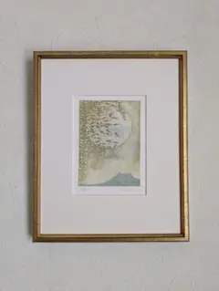 オバタクミ 版画 額装 絵画 エッチング 額縁 インテリア アート 小品