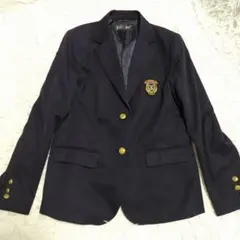 美品 ラルフローレン ブレザー 金ボタン エンブレム 紺 ネイビー