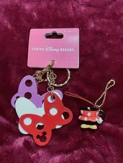 ミニーマウス　キーチェーン・ストラップ