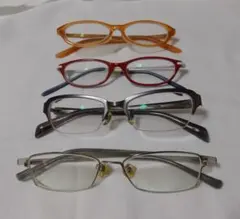 メガネフレーム　4本セット