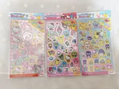 【新品未使用】サンリオキャラクターズ キラッとシール 3枚セット