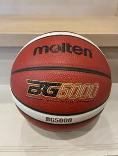 【美品】molten バスケットボール BG5000 5号球　ミニバスのサムネイル
