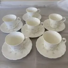 Noritake FLO's collection カップ＆ソーサー 6客