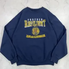 スウェット 古着ネイビー