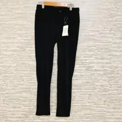 トップバリュ レディース ニットレギンス パンツ　S 黒　新品　タグ付き